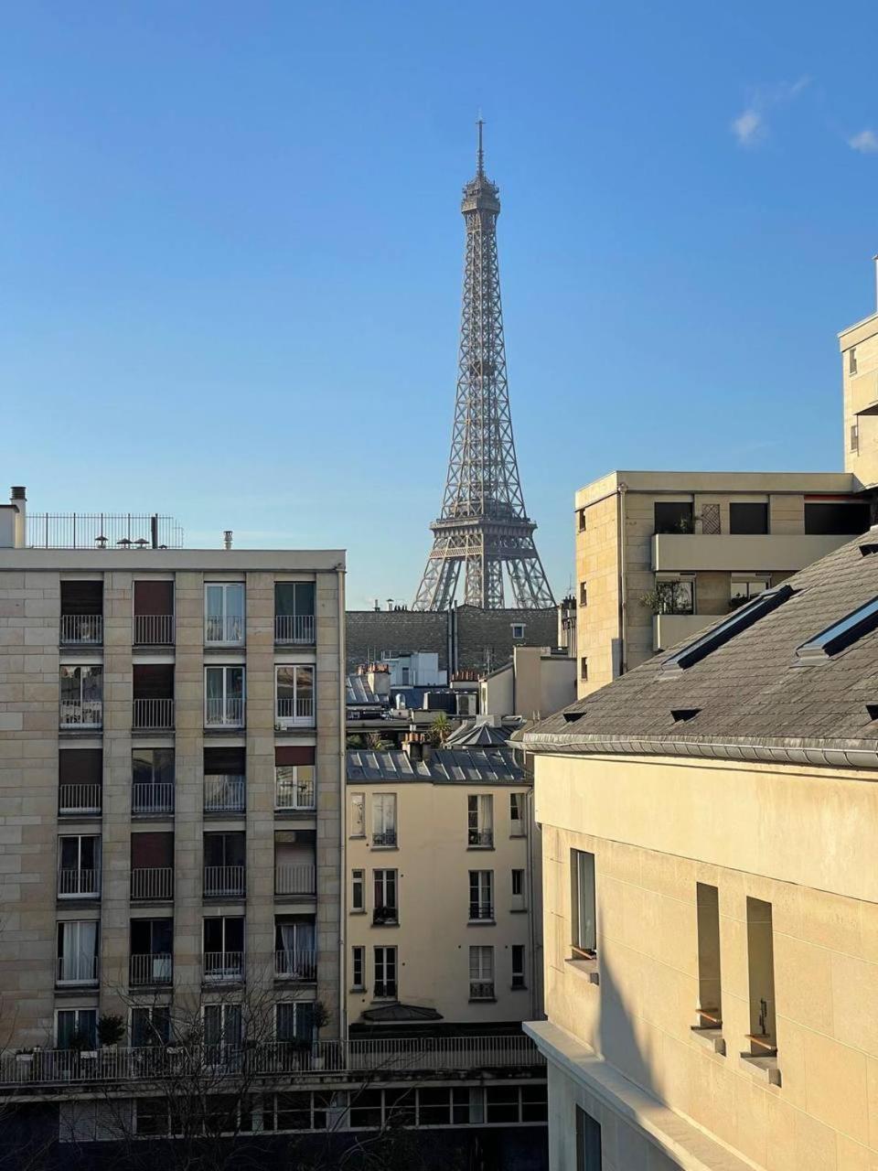 Tour Eiffel - Saint Dominique - Invalides Lägenhet Paris Exteriör bild